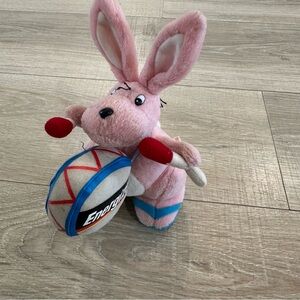 Ty Pink Stuffed Animal Bunny with Colorful Ball